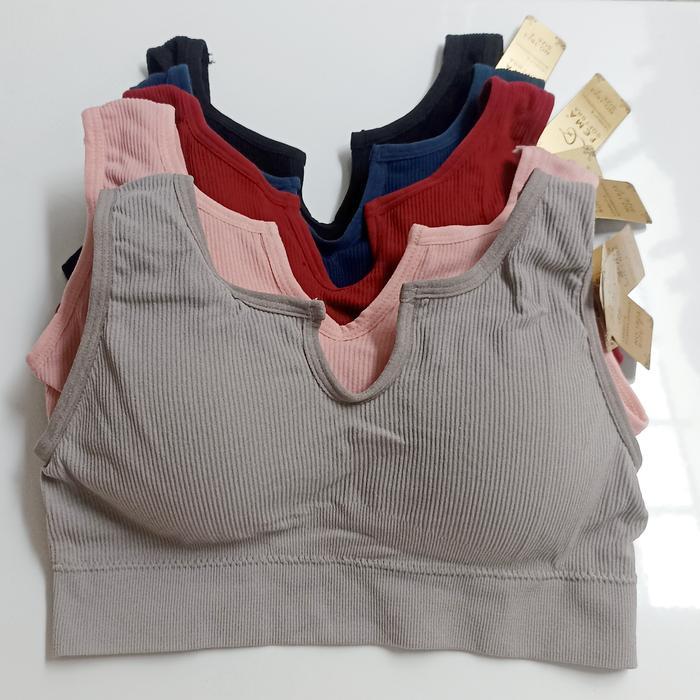 Bralette sport wanita tebal busa push up bra bh wanita remaja dewasa