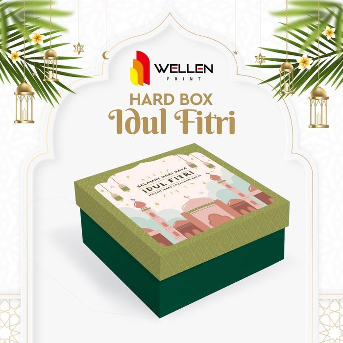 Wellen Print Cetak Hardbox Idul Fitri Custom / Print Kotak Packaging