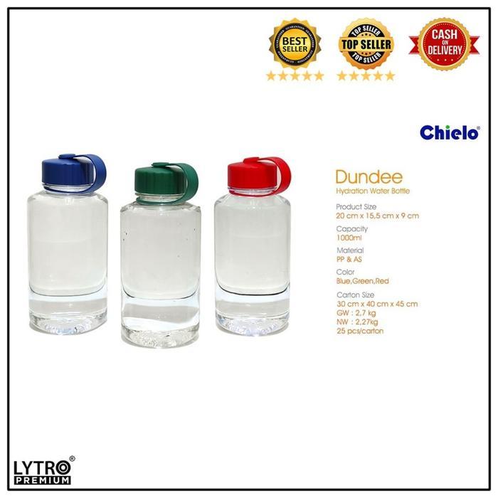 BOTOL MINUM ANAK SEKOLAH DESIGN LUCU & AESTHETIC - BOTOL MINUM PLASTIK BENING 1L