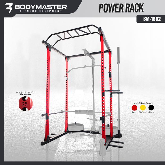 BODYMASTER Power Rack BM-1802, power rack gym rack bench press equipment alat gym