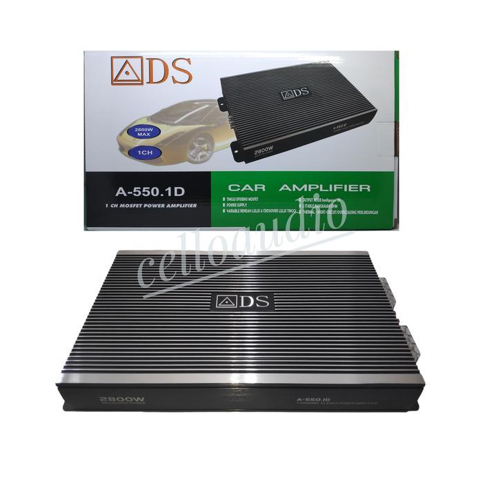 Power Monoblock Amplifier ADS A-550.1D 2800 Watt Audio Mobil Car