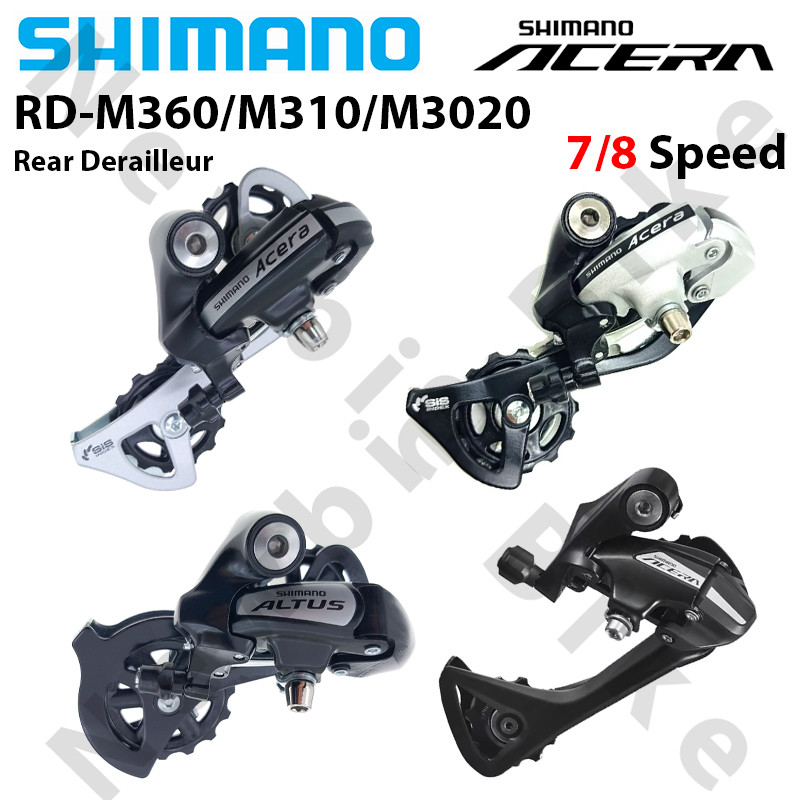 PROMO   Shimano Acera RD-M360 M310 M3020 Rear Derailleur 7 8S 21 24 S MTB for 3x7S 3x8S 21S 24S Spee