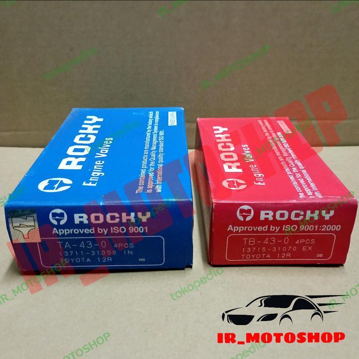 KLEP ROCKY VALVE TOYOTA HIACE BENSIN 12R