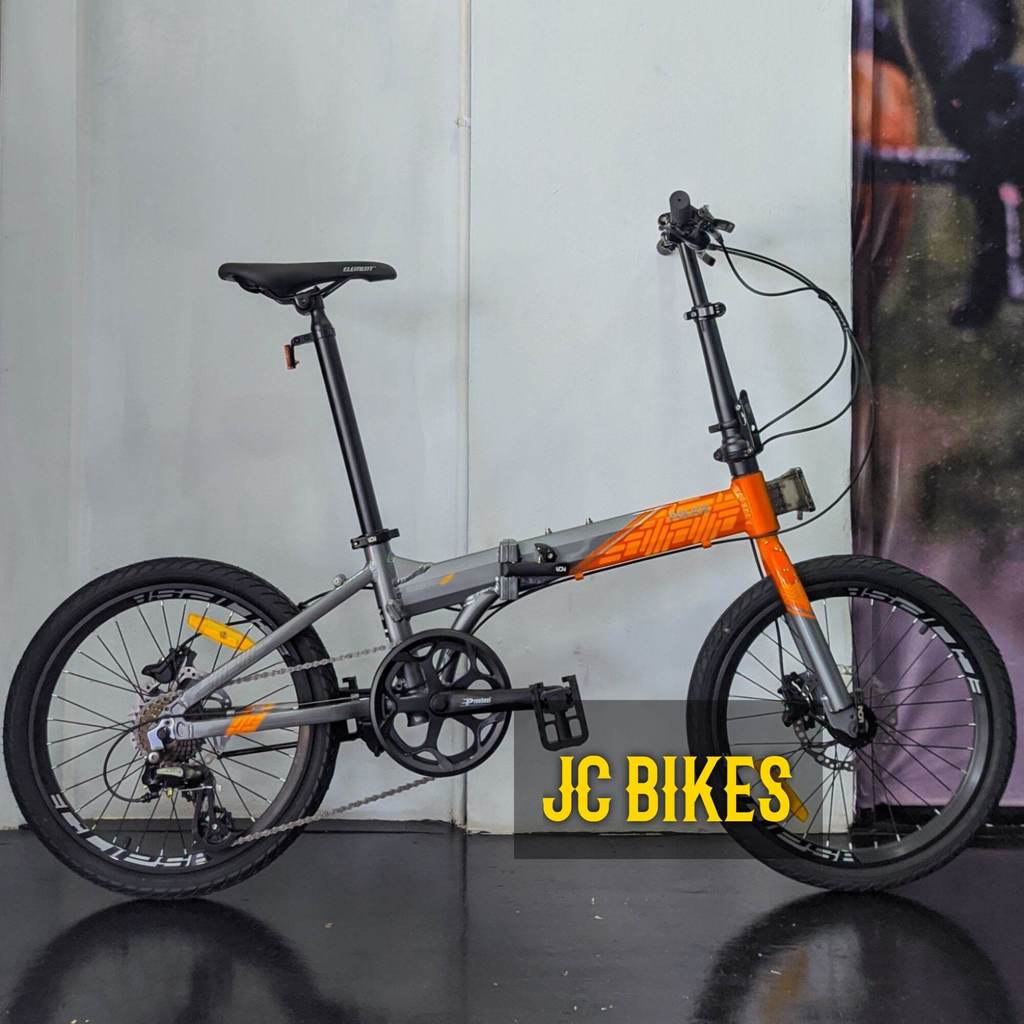 Sepeda Lipat Police Texas 8+ 20 Inch Alloy By Element