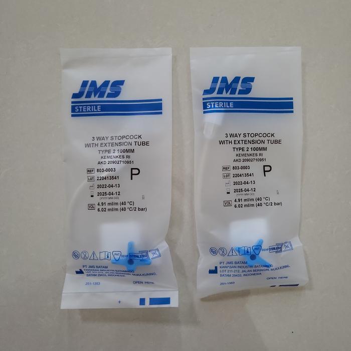 3WAY STOPCOCK WITH TUBE 10CM "JMS"