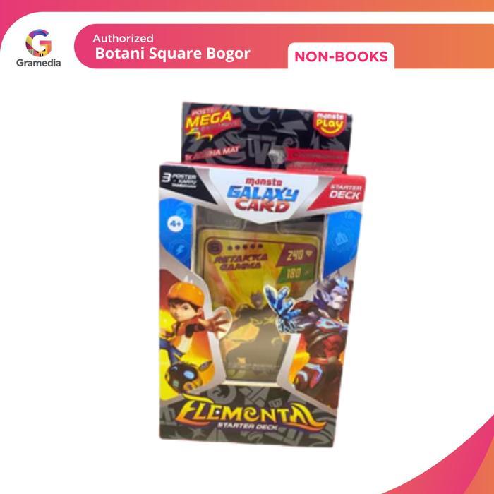 Gramedia Bogor - Tcg Boboiboy Starter Deck Elemental Dengan Karakter Galaxy Card Berstandar
