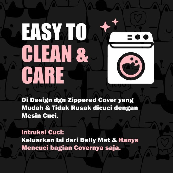 BIG SALE Petglow Baby Bear Belly Mat Anti Kembung Heating Pad Kucing Tanpa Listrik