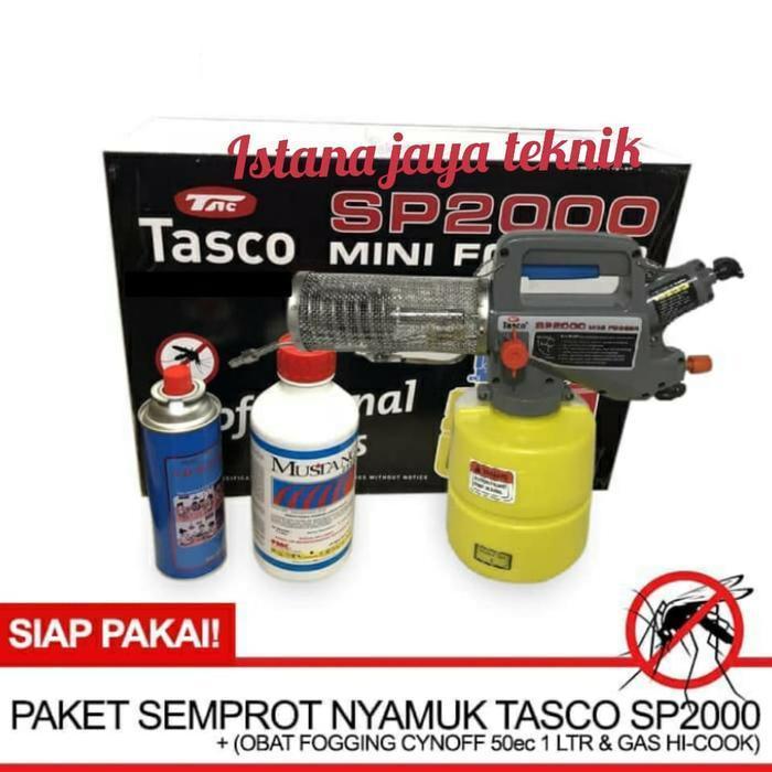Paket Mesin Asap Nyamuk Tasco Sp 2000 Mini Foging Alat Semprot Hama