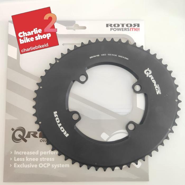 Chainring Rotor Aero Oval 55T Bcd 110X4