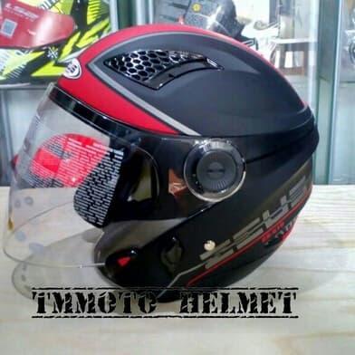 Helm Zeus Zs610 / Z610 0017 Mattblack Red / Doff