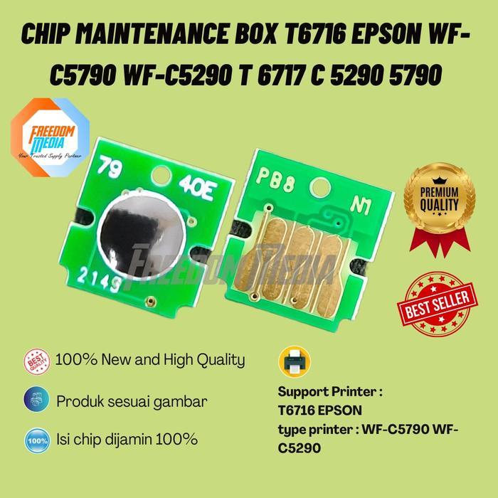CHIP MAINTENANCE BOX T6716 EPSON WF-C5790 WF-C5290 T 6717 C 5290 5790