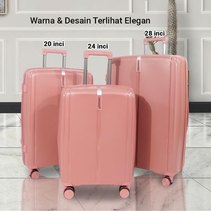 Parkson Koper Pp609 Expandable Tsa Lock Koper 20 Inch Kabin 24 Inch 28 Inch Bagasi / Koper Double
