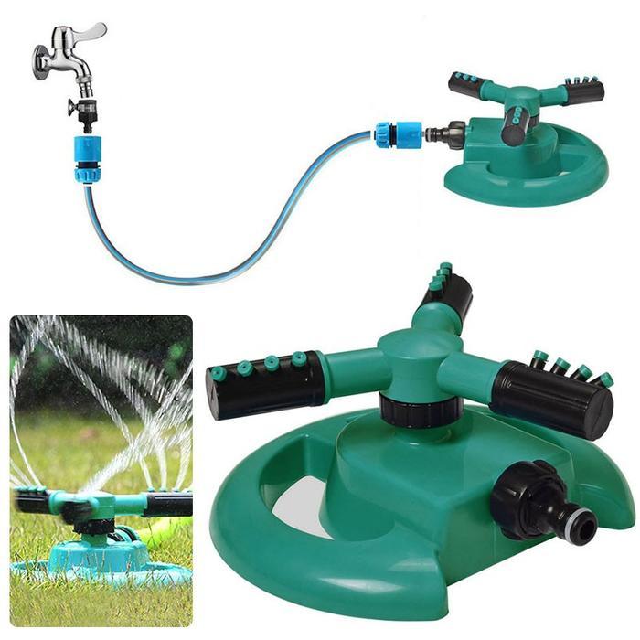 Sprinkler Air Taman Putar 360 Derajat / Sprinkler Penyiram Tanaman Air Berputar 360 Taman Otomatis -