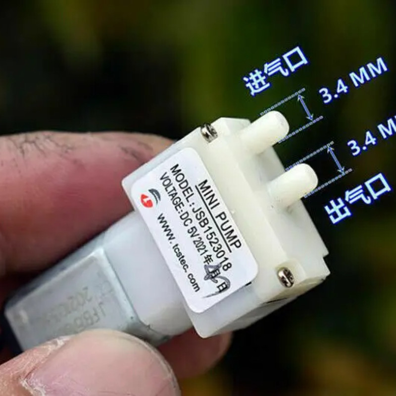 Tcs Air Pump Dc 3V- 6V 030 Motor Pump Jsb1523018 Diaphragm Mute Air Pump 65Ma Negat Pressure Pump