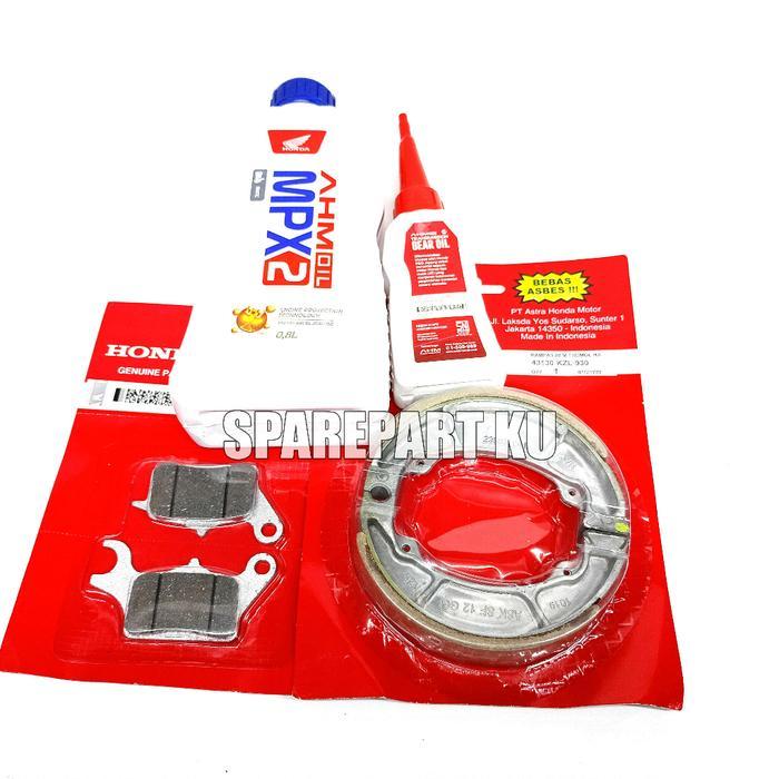 "New" (HEMAT) PAKET KAMPAS REM BEAT FI ESP POP VARIO 110 FI VARIO 125 150 / KAMPAS REM BELAKANG +