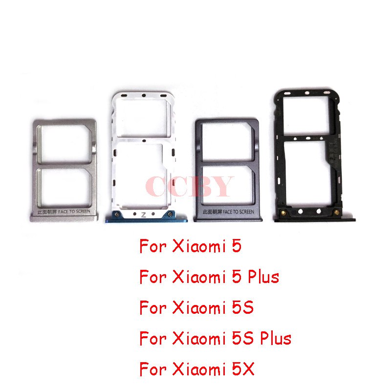 For Mi 5 5S 5X Plus Sim Card Tray Holder Adapter Socket