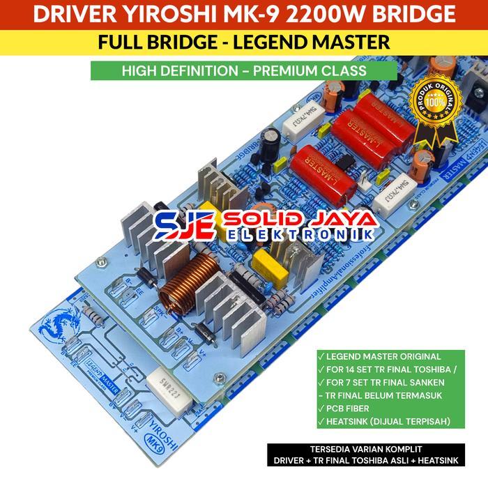 Ready KIT POWER YIROSHI MK9 MK 9 MK-9 Super Driver 2200W FULL BRIDGE SYSTEM