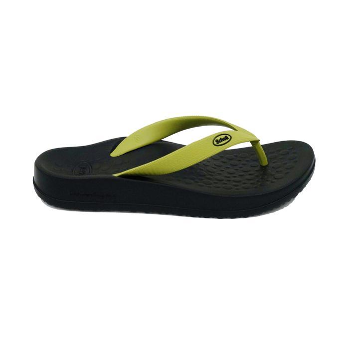 SCHOLL BIOM SPECTRUM LIME/BLACK SANDAL PRIA