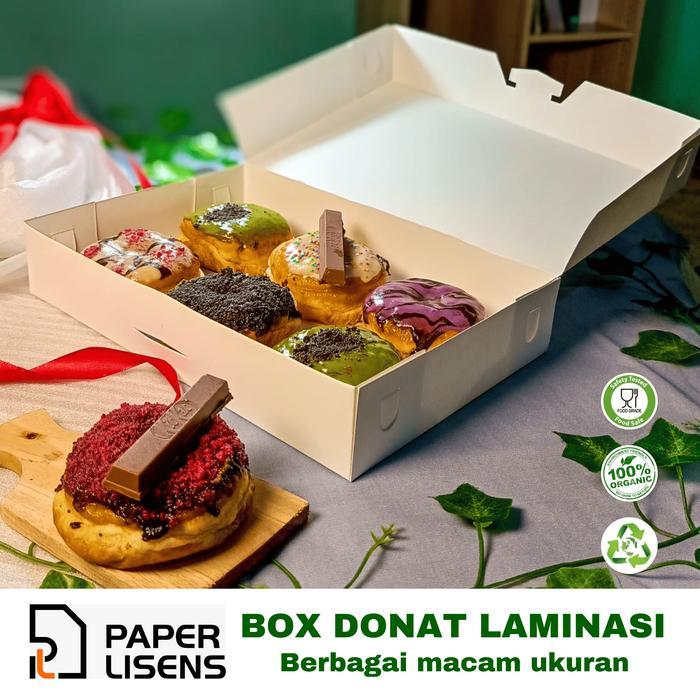 Box Donat/Box Donat Isi 6/Box Donat Isi 3/Box Donat Isi 2/Kotak Donat/Box Kue/Snack Box/Box Take