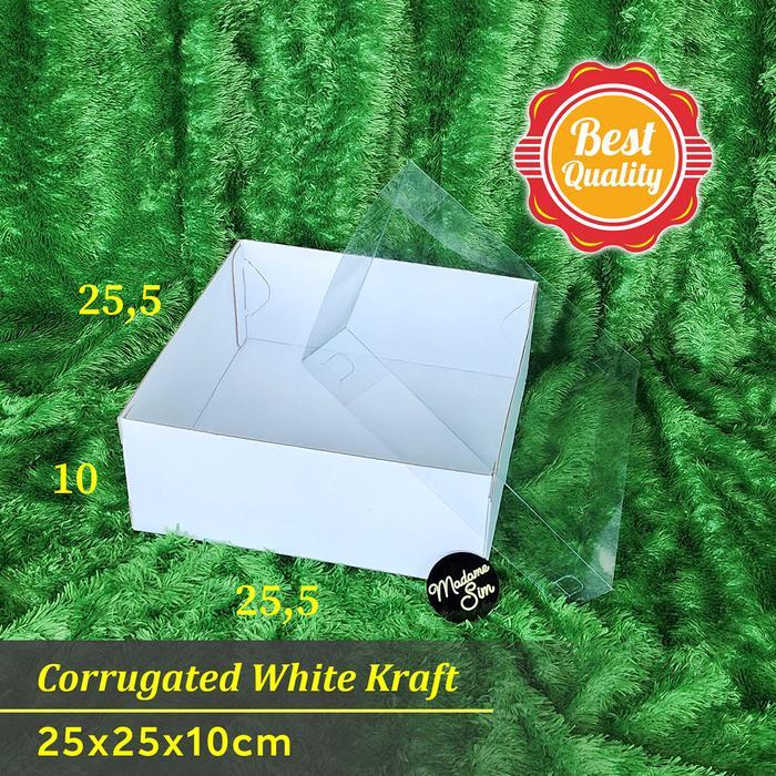 Box Mika - Dus Kue - Kotak - Kardus 25X25X10 - Wk