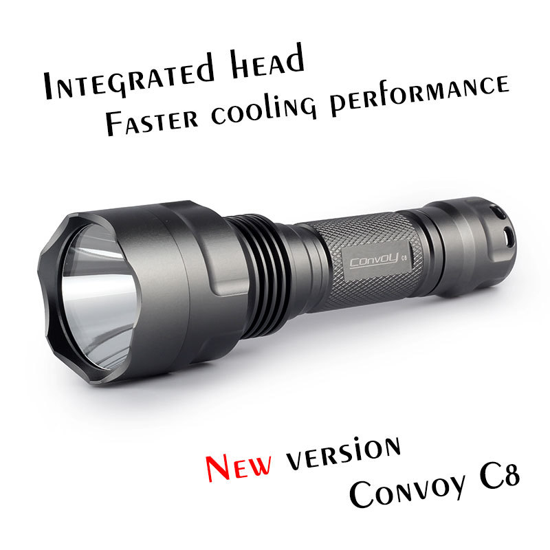 Convoy C8 Flashlight with Cree XML2 Lanterna LED 18650 High Powerful Torch Flash Light Camping Hikin