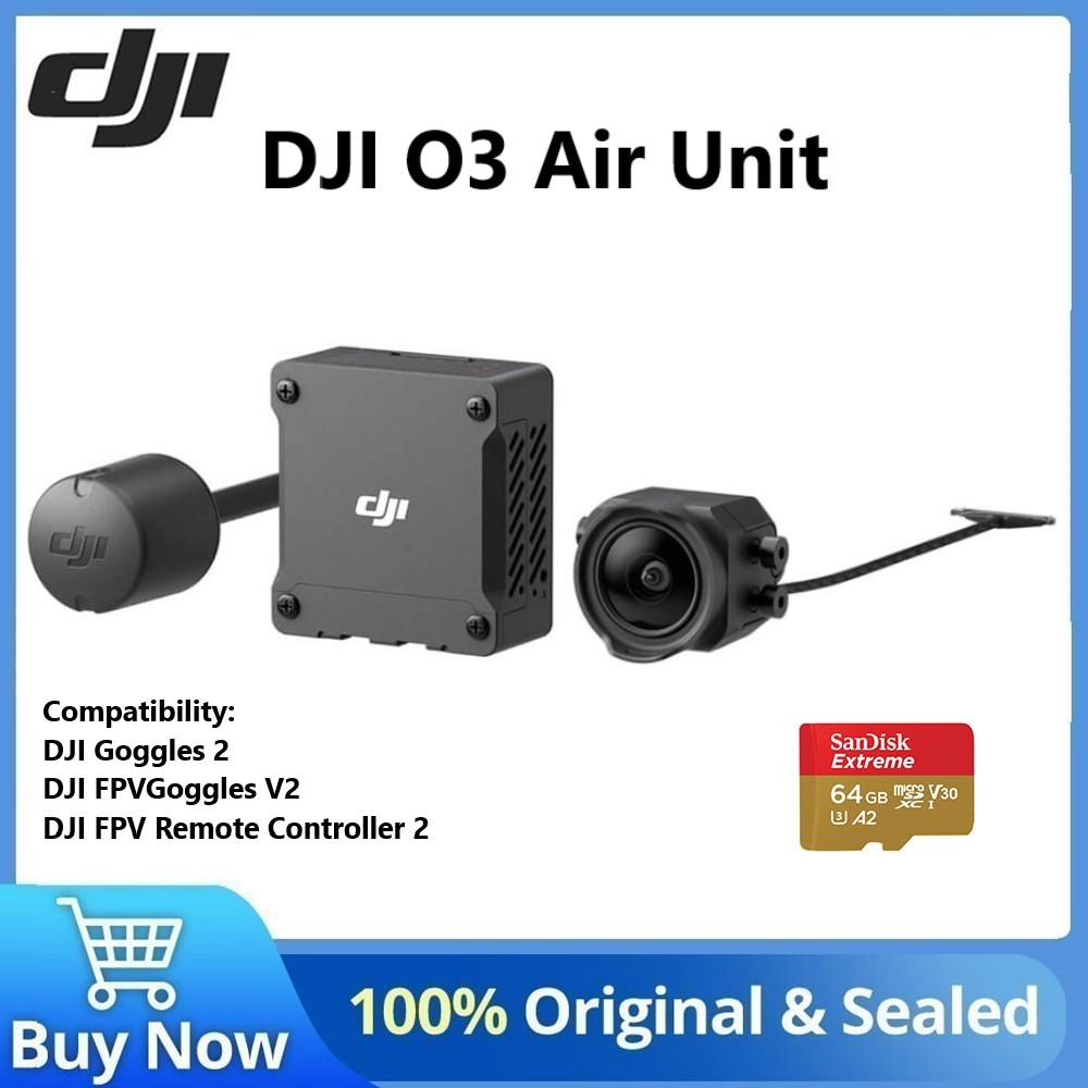 DJI O3 Air Unit FPV Drone Digital Transmission System 10km Max Range 1080p/100fps H.265 Video Transm