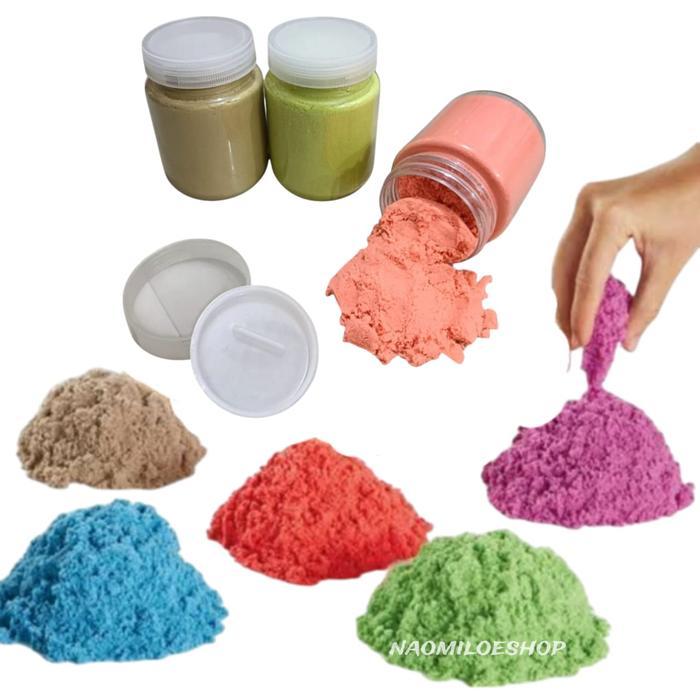 Pasir Kinetik Toples / Pasir ajaib / pasir slime - Pasir Kinetik