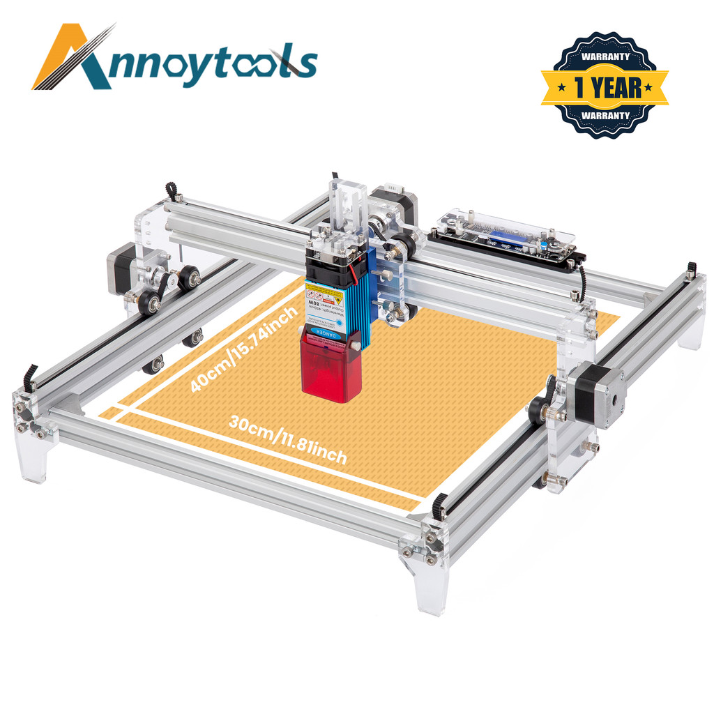 CNC Laser Engraver 30*40cm 80w Laser Printer GRBL1.1 Engraving Machine Wood Router  Mini Printer for