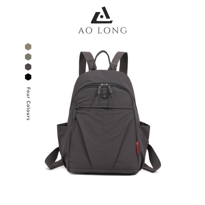 Sedia AOLONG Ransel ALMA 8313# - Tas Ransel Wanita Cantik Backpack Cewek Bahan Parasut Anti Air