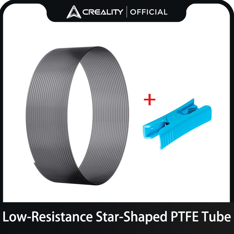 Original Creality Low Resistance Star-Shaped Ptfe Tube Cutter With Heat-Resistant 4M Tube 3D Printer