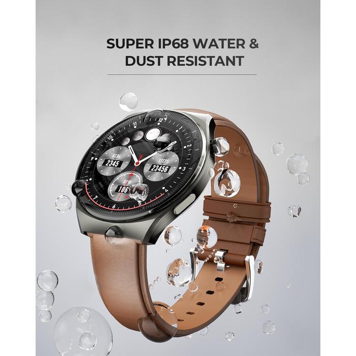 Aukey Smartwatch 2 Ultra SW-2U Gray Amoled Display Bluetooth Call IP68 Waterproof Best Seller