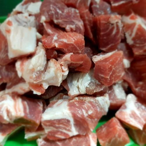 Kapsim Babi Kecap / Kapsim Mentah Potong Babi Kecap 500Gr