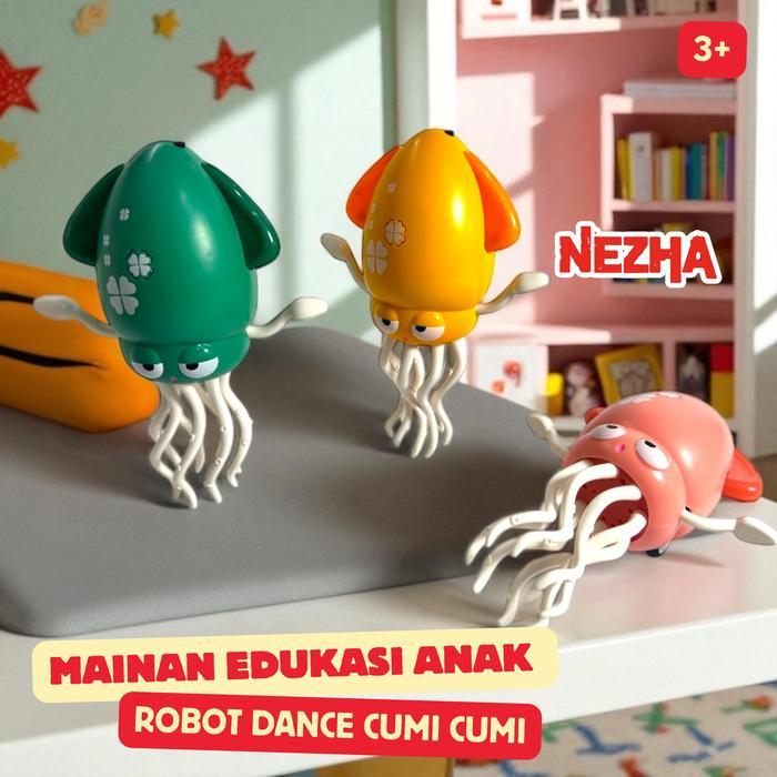 Leapfrog Toy - Mainan Anak Dance Octopus Menari Lucu Gurita Dancing Ada Musik Dan Sensor Anti Tabrak