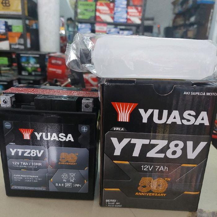 Aki Yuasa Ytz8V Aki Xmax250 Vespa Lx