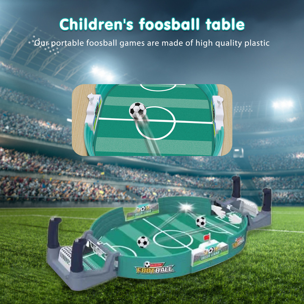 Portable Football Game Desk Mini Two-player Battle Soccer Table with 2/4/7 Footballs Soccer Arcade