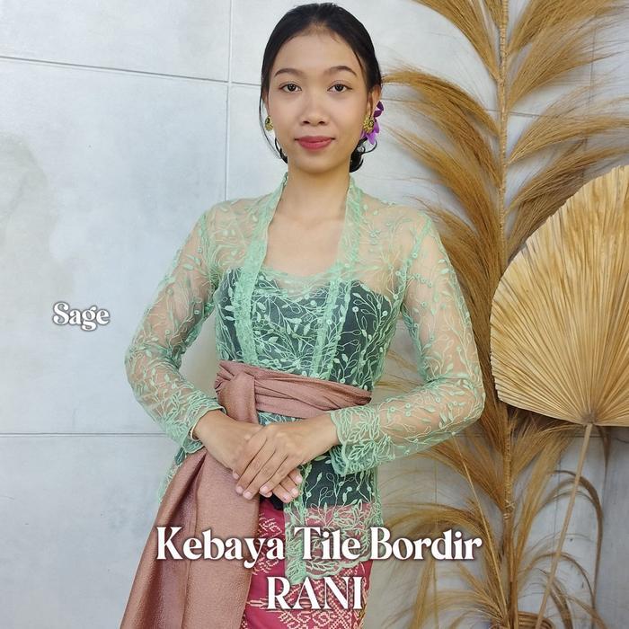Hanya Kebaya Tile Akar Lengan Panjang Bali Wisuda Murah