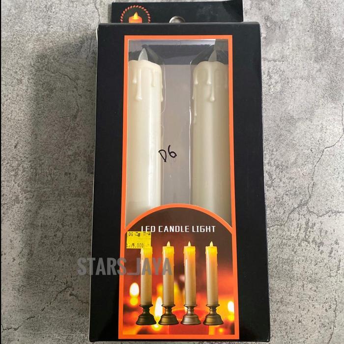 Lilin Lampu LED Panjang, Lilin LED Tinggi, Hiasan Dekorasi