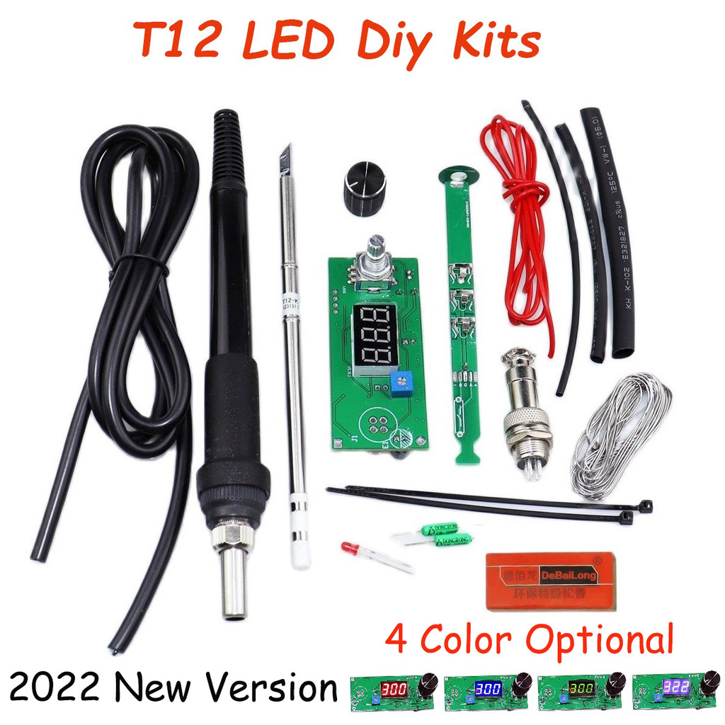 Electric Unit Digital Soldering Iron Station Temperature Controller Kits for HAKKO T12 Handle DIY