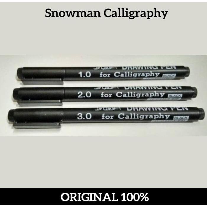 "New" SPIDOL CALLIGRAPHY SNOWMAN / PEN KALIGRAFI