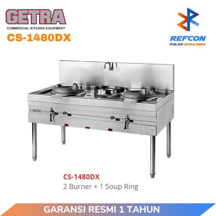 Kompor Gas Kwali Range GETRA CS 1480 DX / CS1480DX 2 Burner