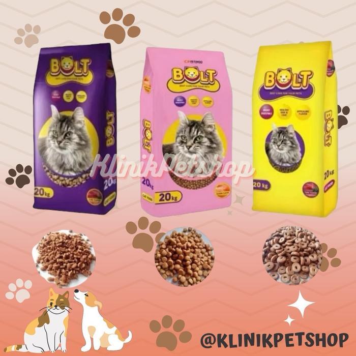 BOLT 20KG - MAKANAN KUCING KARUNG 20KG