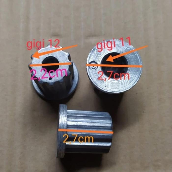 INTI PULSATOR MESIN CUCI LG GIGI DALAM 11 GIGI LUAR 12