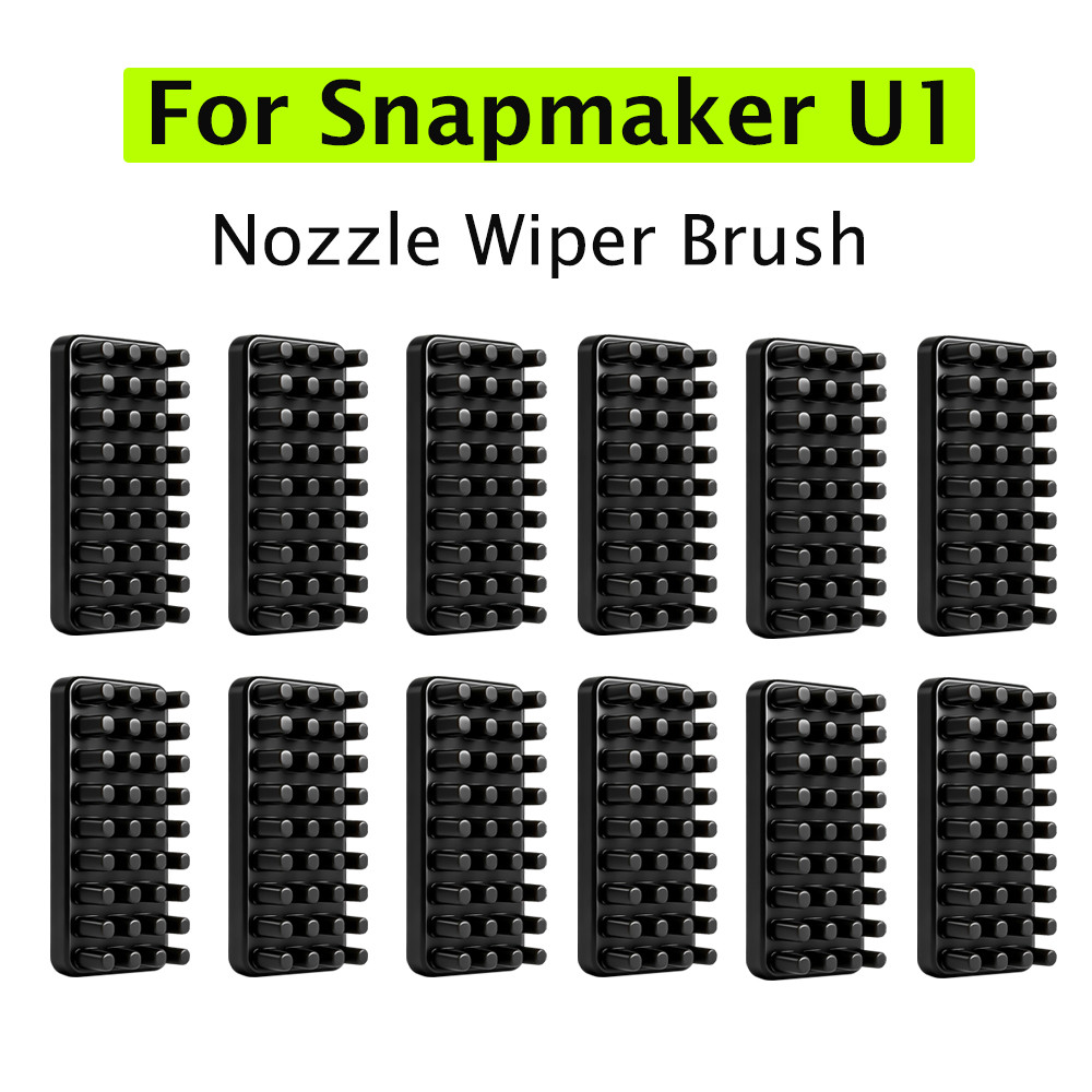 For Snapmaker U1 Nozzle Wiper Brush Silicone Nozzle Wipe Parking Heat Resistant, Wear Resistant For