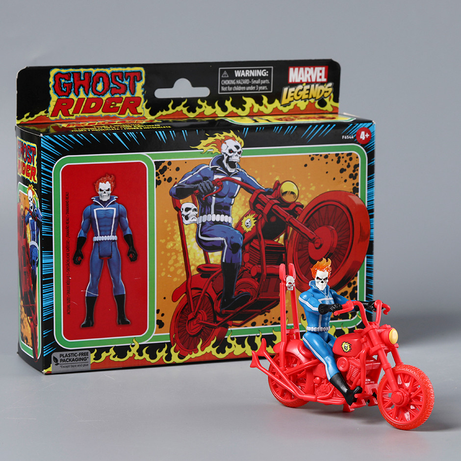 Kenner Marvel Legends Ghost Rider With Motorcycle Collectable El Toy For Christmas Gift