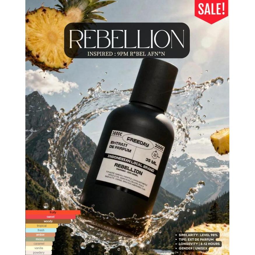 Freeday Cooleman Extrait De Parfum Kualitas Premium Paling Wangi Edp 35Ml Unisex Non Alkohol Halal