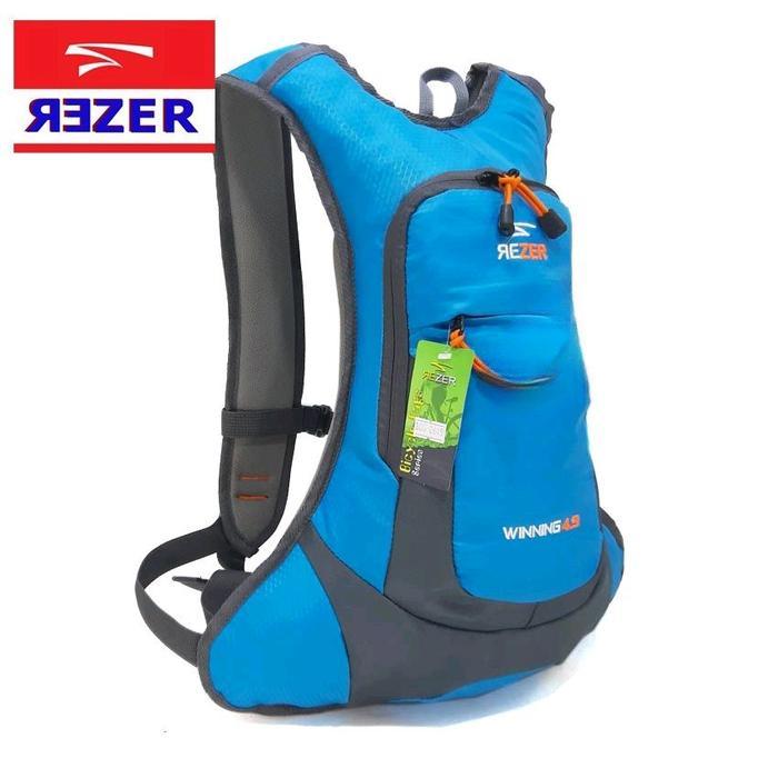 Tas Ransel Sepeda Rezer Tas Pria Wanita Bahan Diamond Kombinasi Codura Dengan Ruang Utama Dan