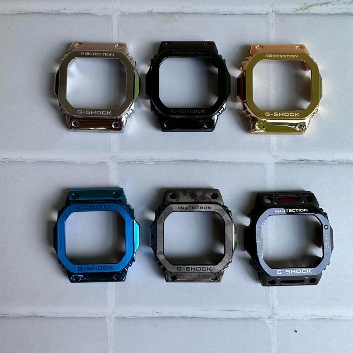 Bezel metal g-5600 gw-m5610 glx-5600 bezel stainless steel g-shock g5600e glx5600 gwm5610 - HW