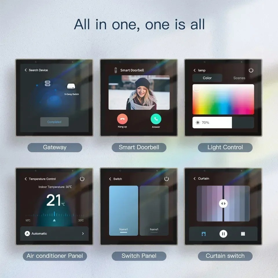 TUYA WIFI SMART CONTROL PANEL SWITCH SMART HOME AUTOMATION SYSTEM TUYA SWITCH SCENE PANEL