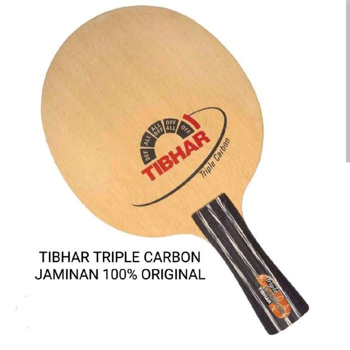 Tibhar Triple Carbon Bet Pingpong Tenis Meja Legendaris