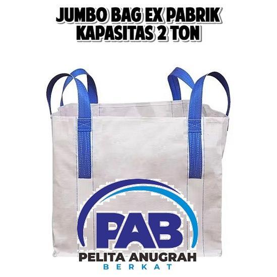 TERMURAH Kantong Jumbo Bag Industri / Karung Jumbo Bag Container Bulking Buffle Ex Pabrik 500kg 1